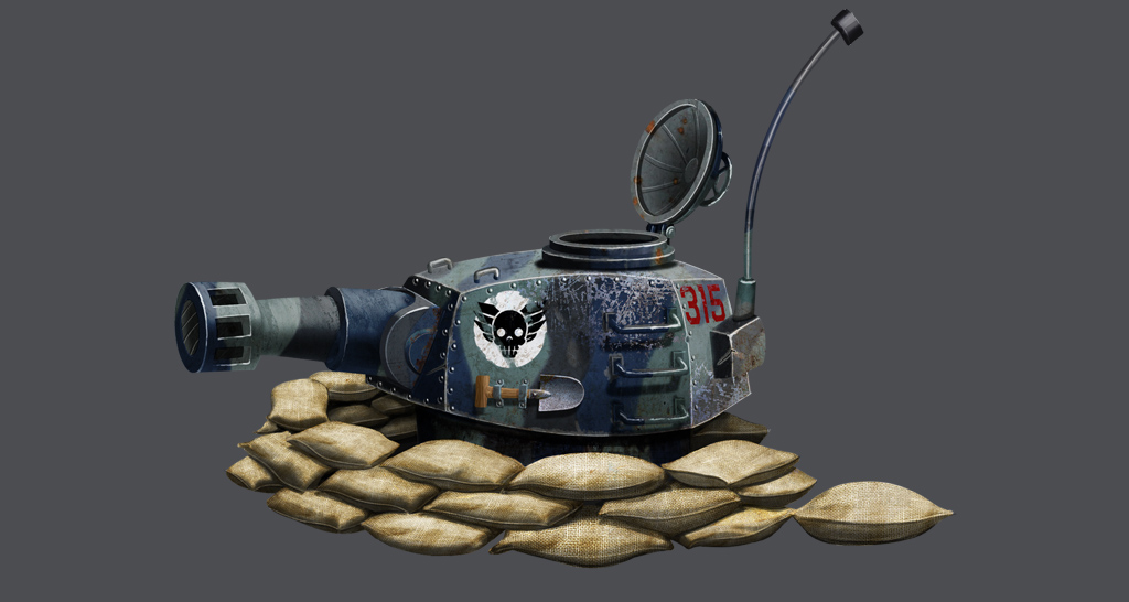 german WWII tank turret