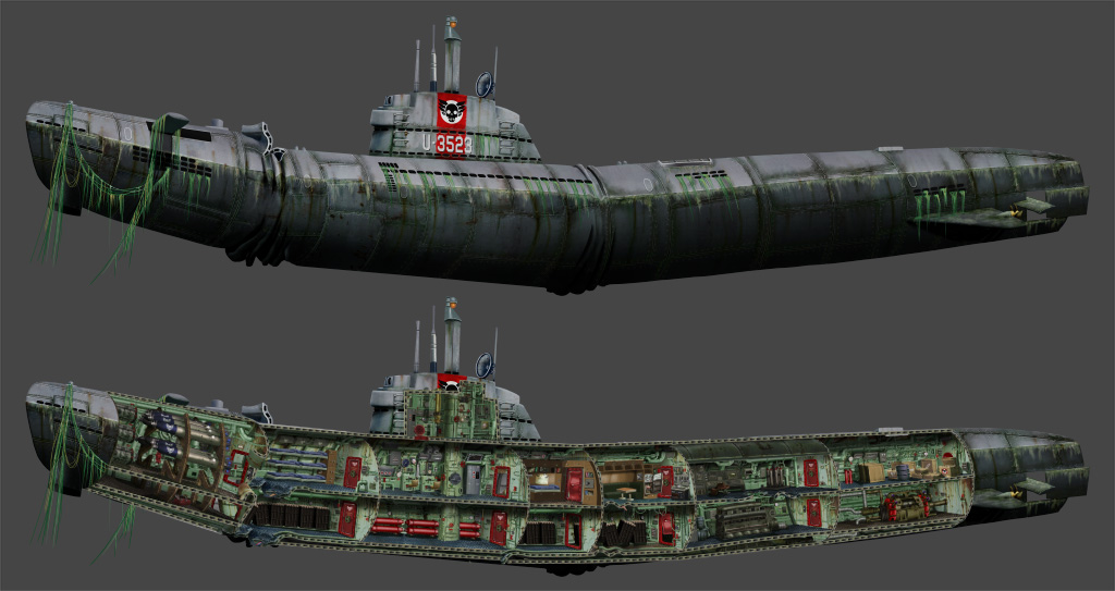 german XXI Type submarine