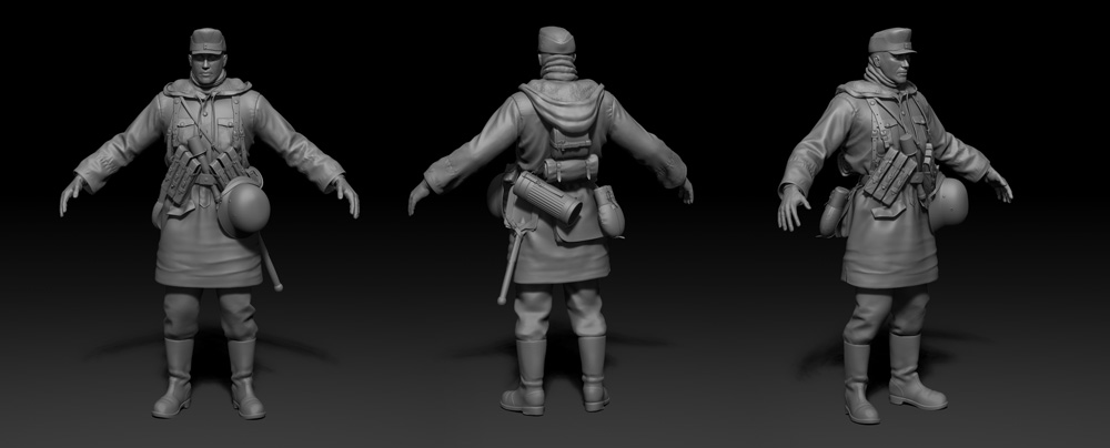  German soldier views